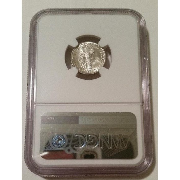 1941 D Mercury Dime MS66 FB NGC - Picture 2 of 4